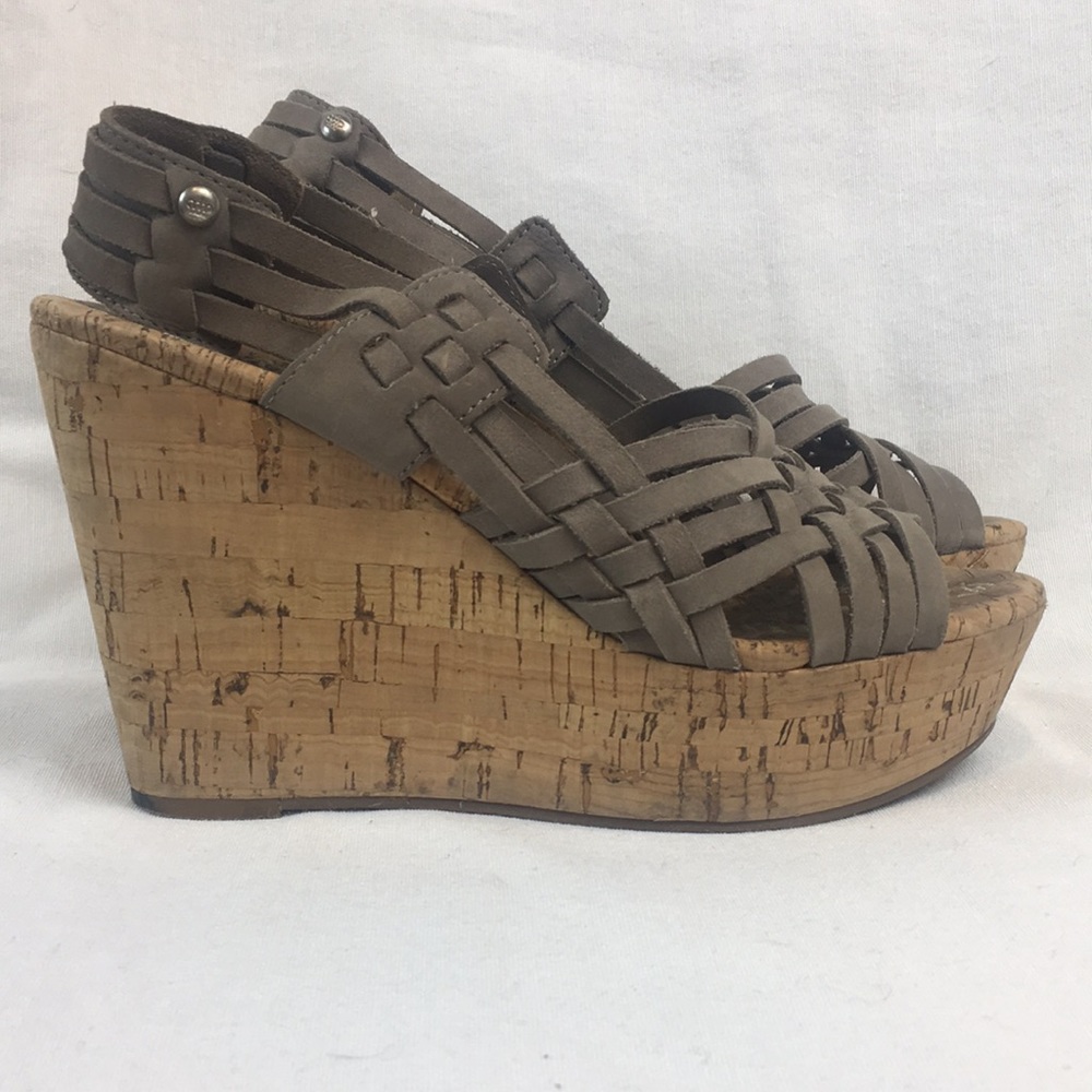 Juicy Couture Kody cork wedges